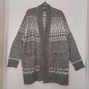 American Eagle Outfitters Wool Blend Women's Grey Sweater Size Large